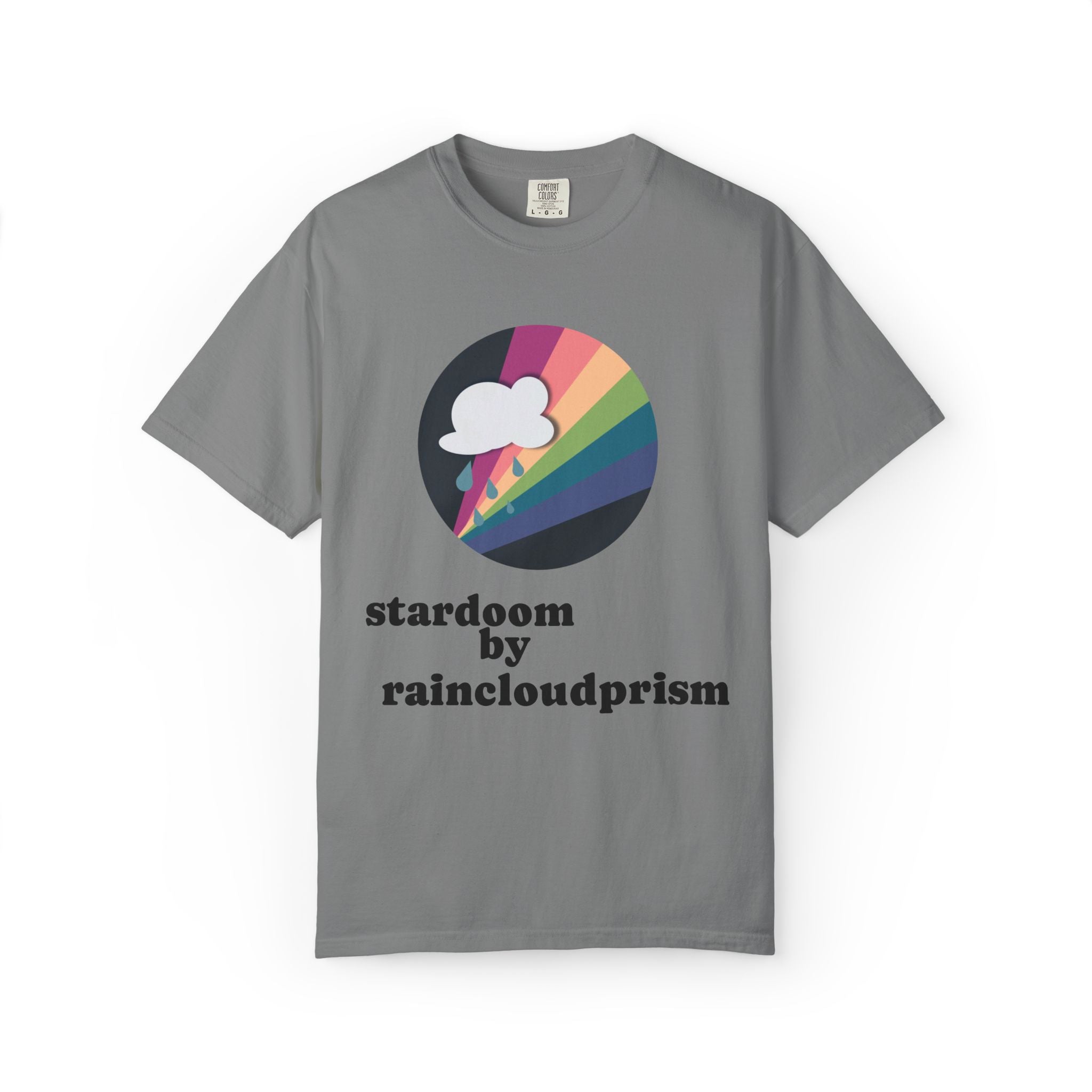 Raincloud emblem with text!