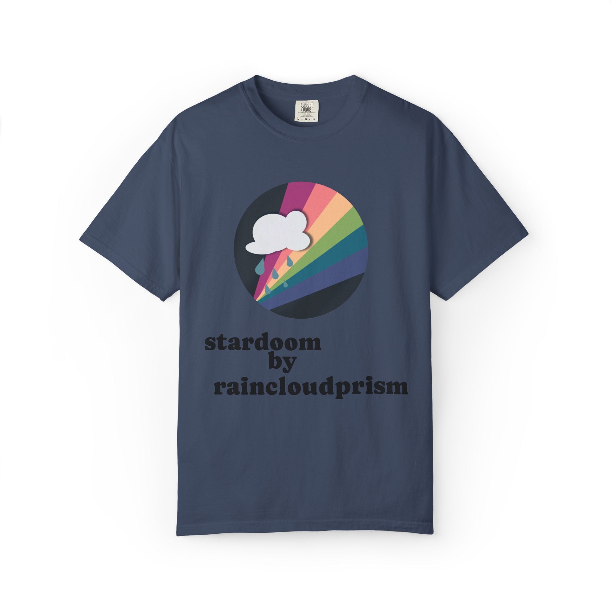 Raincloud emblem with text!