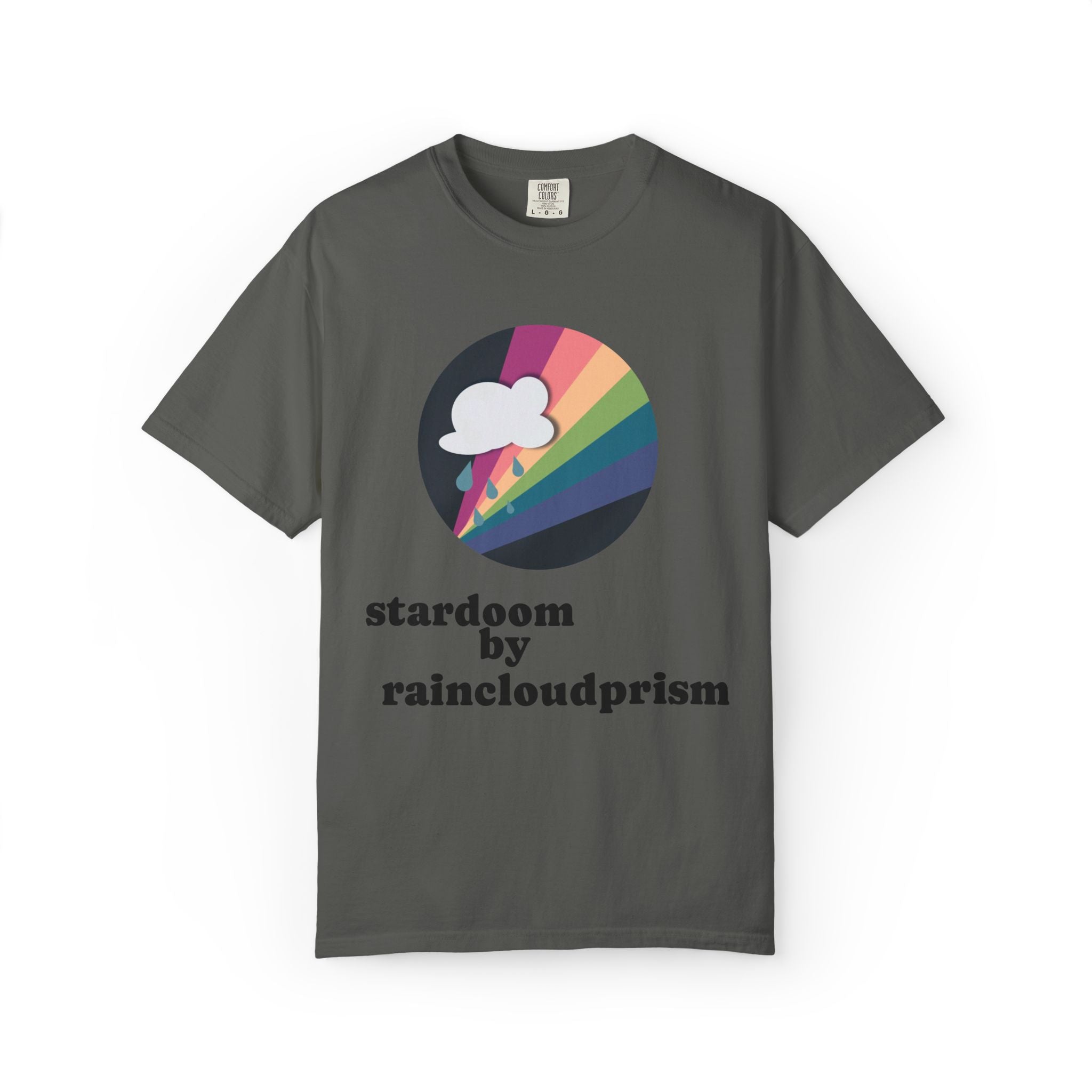 Raincloud emblem with text!
