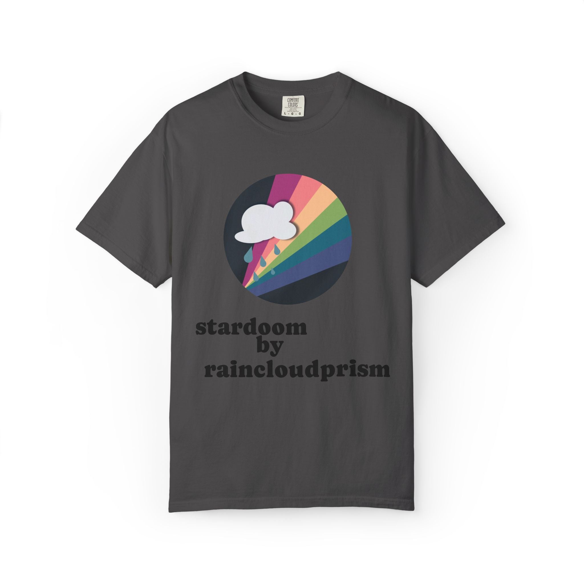 Raincloud emblem with text!