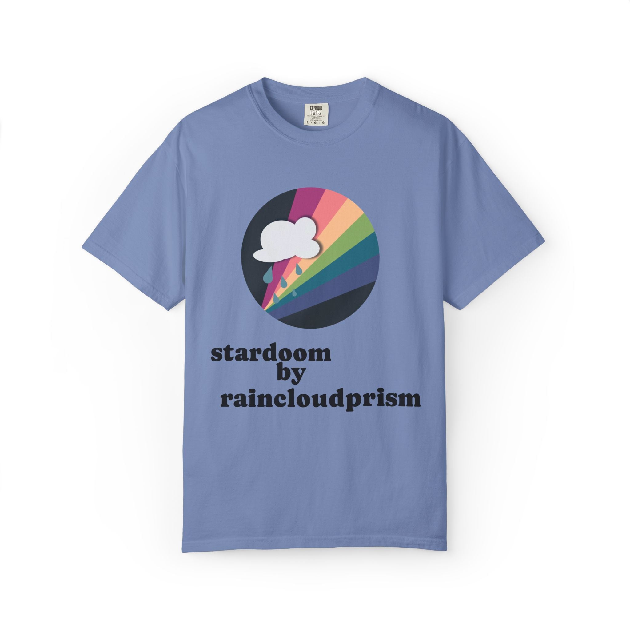 Raincloud emblem with text!