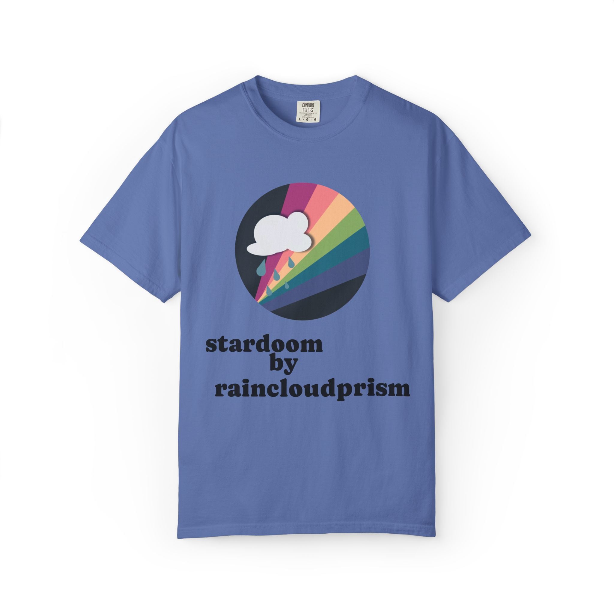 Raincloud emblem with text!