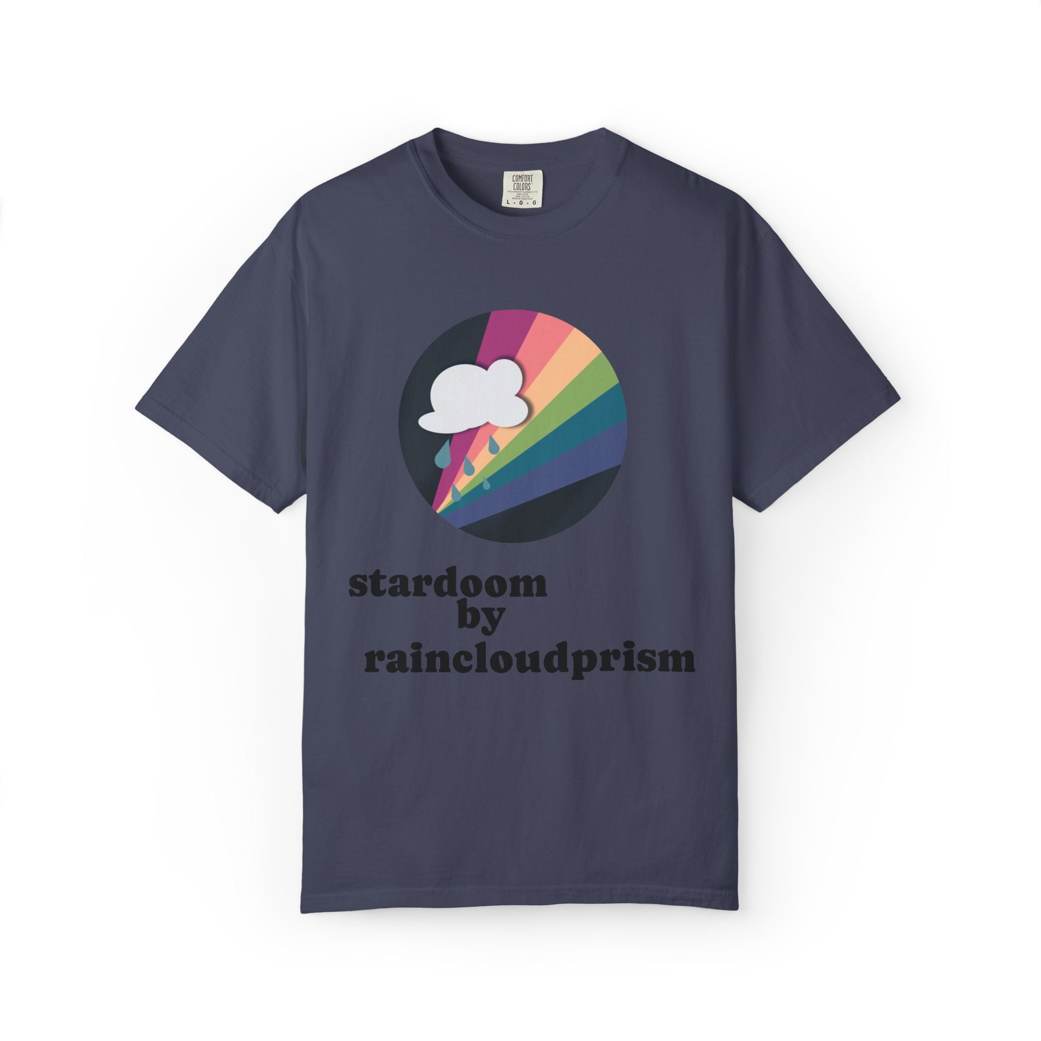 Raincloud emblem with text!